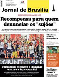 Capa do jornal Jornal de Brasília 02/02/2026