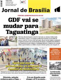 Capa Jornal de Brasília 02/06/2026