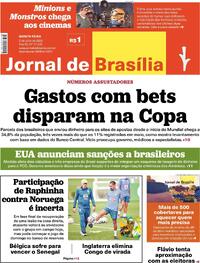 Capa Jornal de Brasília 02/07/2026