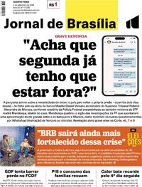 Capa Jornal de Brasília 02/09/2026