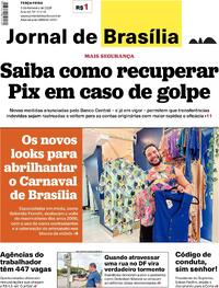 Capa do jornal Jornal de Brasília 03/02/2026