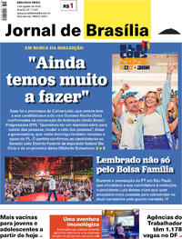 Capa do jornal Jornal de Brasília 03/08/2026