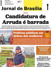 Capa Jornal de Brasília 04/09/2026