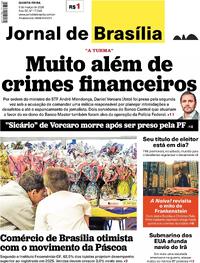 Capa do jornal Jornal de Brasília 05/03/2026