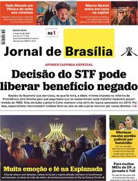 Capa do jornal Jornal de Brasília 05/06/2026