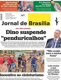 Capa do jornal Jornal de Brasília 06/02/2026