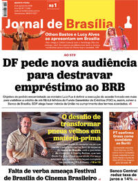 Capa Jornal de Brasília 06/08/2026
