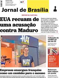 Capa do jornal Jornal de Brasília 07/01/2026