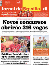 Capa Jornal de Brasília 07/07/2026