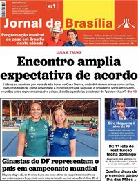 Capa Jornal de Brasília 08/05/2026