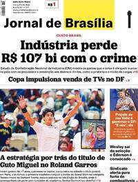 Capa do jornal Jornal de Brasília 08/06/2026