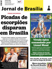 Capa Jornal de Brasília 08/07/2026