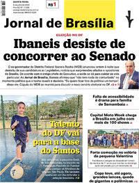 Capa Jornal de Brasília 09/07/2026