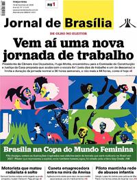 Capa do jornal Jornal de Brasília 10/02/2026