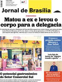 Capa do jornal Jornal de Brasília 10/03/2026