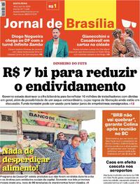 Capa do jornal Jornal de Brasília 10/04/2026