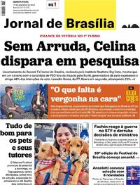 Capa Jornal de Brasília 10/09/2026