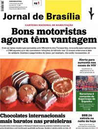 Capa do jornal Jornal de Brasília 12/01/2026