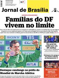 Capa do jornal Jornal de Brasília 13/04/2026