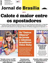 Capa Jornal de Brasília 14/09/2026