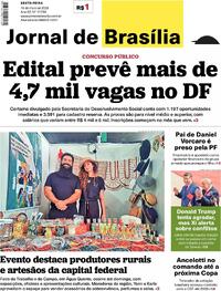 Capa Jornal de Brasília 15/05/2026