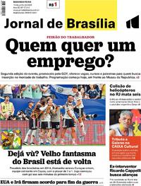 Capa Jornal de Brasília