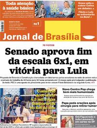 Capa Jornal de Brasília