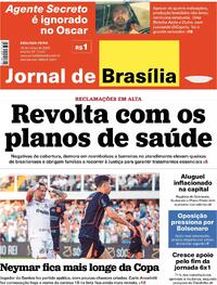 Capa do jornal Jornal de Brasília 16/03/2026