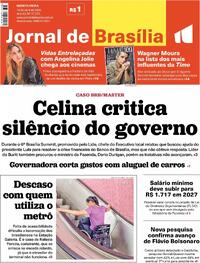Capa Jornal de Brasília 16/04/2026