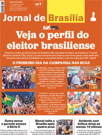 Capa Jornal de Brasília 17/08/2026