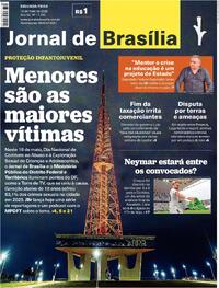Capa Jornal de Brasília 18/05/2026