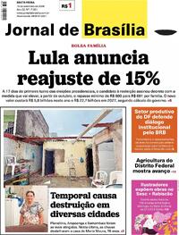 Capa Jornal de Brasília