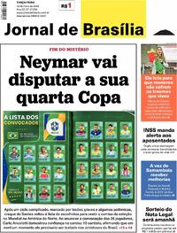 Capa Jornal de Brasília 19/05/2026
