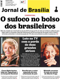Capa Jornal de Brasília 19/08/2026