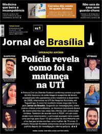 Capa do jornal Jornal de Brasília 20/01/2026