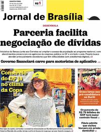 Capa Jornal de Brasília 20/05/2026