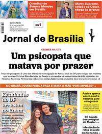 Capa do jornal Jornal de Brasília 22/01/2026