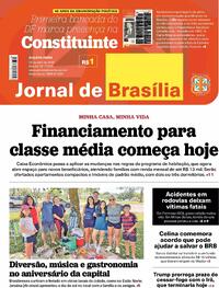 Capa Jornal de Brasília 22/04/2026