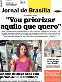 Capa Jornal de Brasília 22/05/2026