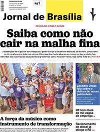 Capa do jornal Jornal de Brasília 23/03/2026