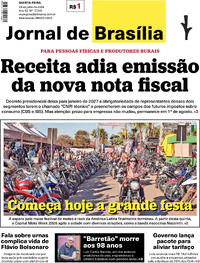 Capa Jornal de Brasília 23/07/2026