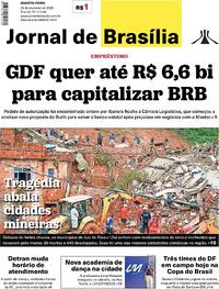 Capa do jornal Jornal de Brasília 25/02/2026
