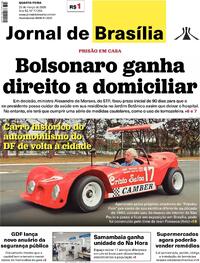 Capa do jornal Jornal de Brasília 25/03/2026