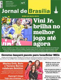 Capa Jornal de Brasília 25/06/2026