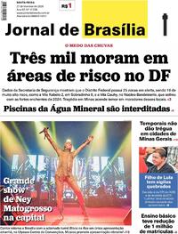Capa do jornal Jornal de Brasília 27/02/2026