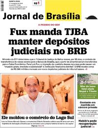 Capa Jornal de Brasília 27/08/2026