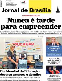 Capa Jornal de Brasília 28/04/2026