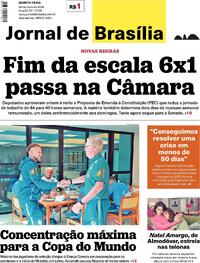 Capa Jornal de Brasília 28/05/2026