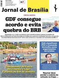 Capa Jornal de Brasília 29/05/2026