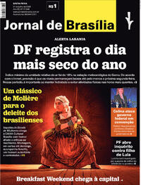 Capa Jornal de Brasília 31/07/2026